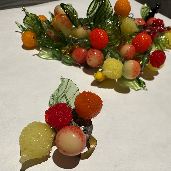 Venetian Glass Tutti Fruity Glass Necklace - Picture 16 of 16